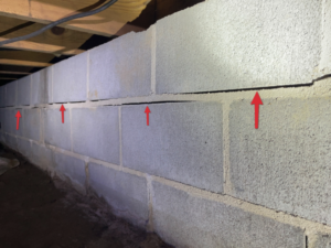 Horizontal Foundation Cracks | Home Inspection, Murfreesboro TN